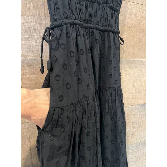 Ulla Johnson Freya Black Midi Dress Cotton Size US 2 - Picture 10 of 10